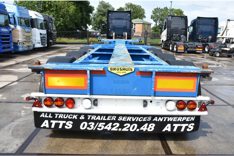 Broshuis MFCC - LIFT AXLE - SAF AXLES - DISC BRAKES - 2 x EXTENDABLE - EXCELLENT CONDITION - - Container transporter/ Swap body semi-trailer: picture 3 Broshuis MFCC - LIFT AXLE - SAF AXLES - DISC BRAKES - 2 x EXTENDABLE - EXCELLENT CONDITION - - Container transporter/ Swap body semi-trailer: picture 3