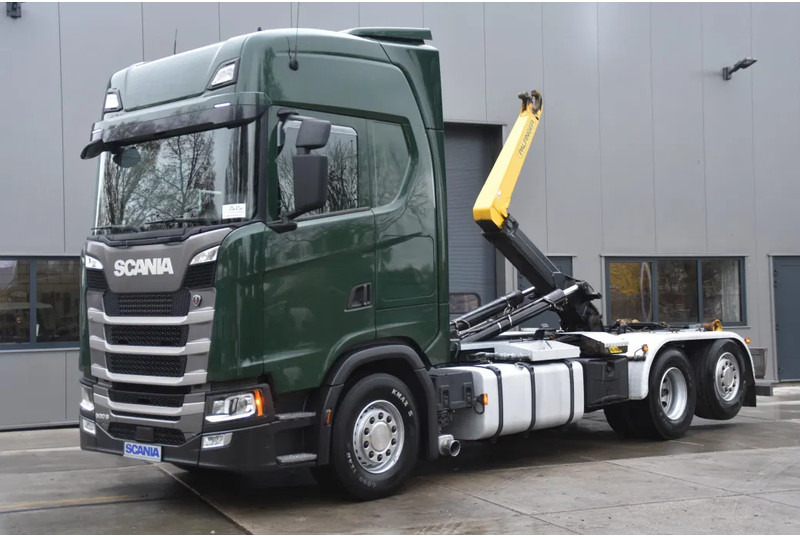 Scania S500 NGS 6x2*4 - HOOKLIFT - RETARDER - 477 TKM - PARK. AIRCO - WHEELBASE: 475 CM - PTO - EXCELLENT CONDITION - - Hook lift truck: picture 1 Scania S500 NGS 6x2*4 - HOOKLIFT - RETARDER - 477 TKM - PARK. AIRCO - WHEELBASE: 475 CM - PTO - EXCELLENT CONDITION - - Hook lift truck: picture 1