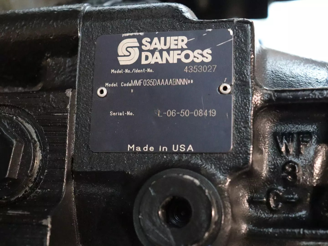 DANFOSS / SAUER MMF035D-AA-AAB-NNN - Hydraulic motor for Construction machinery: picture 3 DANFOSS / SAUER MMF035D-AA-AAB-NNN - Hydraulic motor for Construction machinery: picture 3
