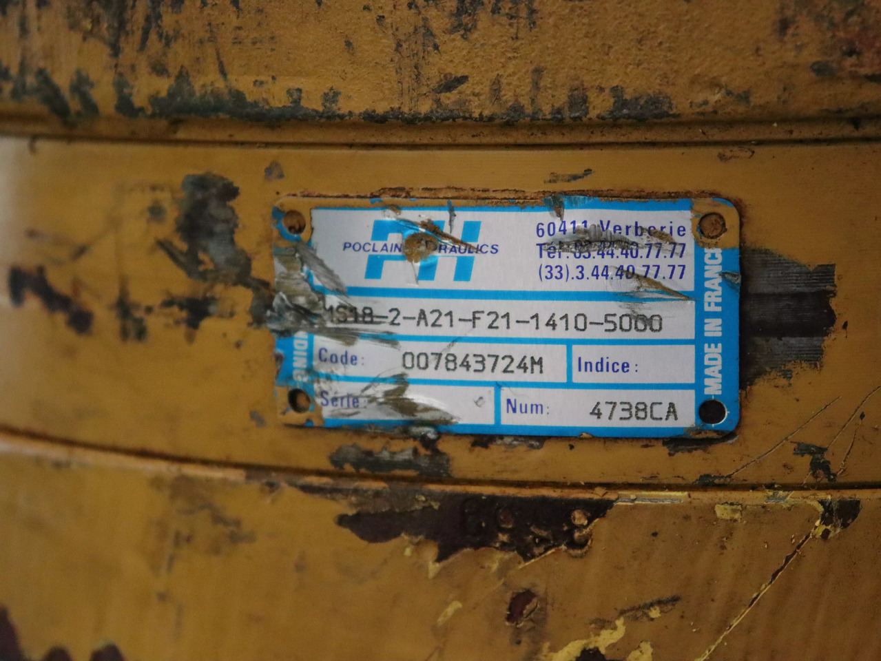POCLAIN MS18-2-A21-F21-1410-5000 - Hydraulic motor for Material handling equipment: picture 3 POCLAIN MS18-2-A21-F21-1410-5000 - Hydraulic motor for Material handling equipment: picture 3
