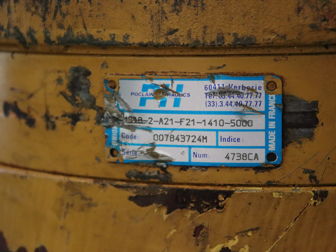 POCLAIN MS18-2-A21-F21-1410-5000 - Hydraulic motor for Construction machinery: picture 3 POCLAIN MS18-2-A21-F21-1410-5000 - Hydraulic motor for Construction machinery: picture 3