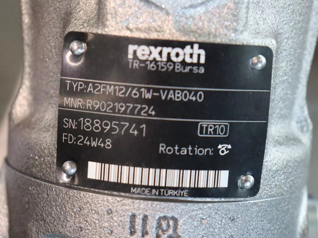 REXROTH A2FM12/61W-VAB040 - Hydraulic motor for Material handling equipment: picture 4 REXROTH A2FM12/61W-VAB040 - Hydraulic motor for Material handling equipment: picture 4
