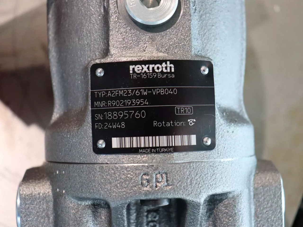 REXROTH A2FM23/61W-VPB040 - Hydraulic motor for Material handling equipment: picture 3 REXROTH A2FM23/61W-VPB040 - Hydraulic motor for Material handling equipment: picture 3