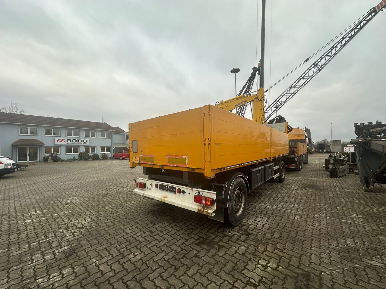 Hook lift truck, Crane truck IVECO STRALIS 420 truck open box with TEREX loading crane 290.2E-A3: picture 19