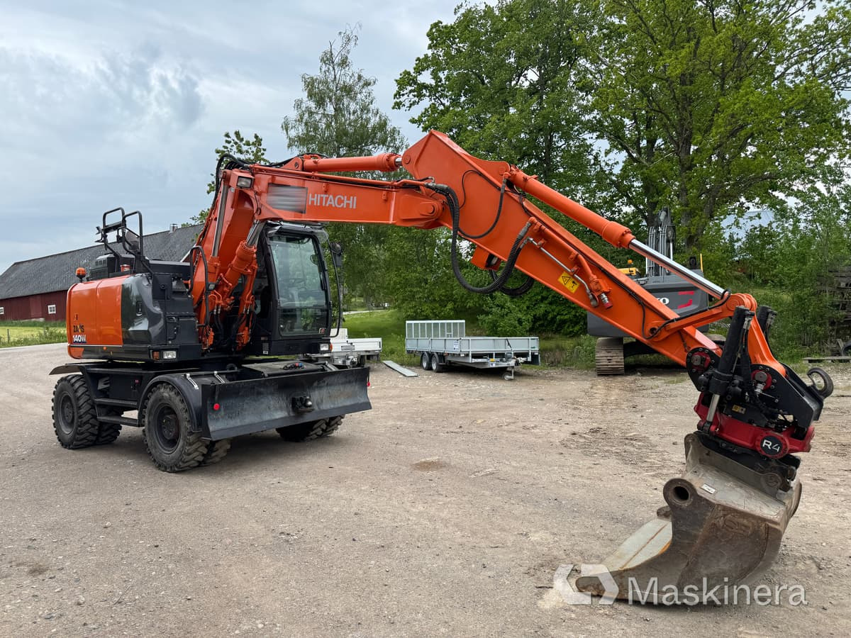 Hjulgrävare Hitachi Zaxis 140W med redskap - Crawler excavator: picture 3 Hjulgrävare Hitachi Zaxis 140W med redskap - Crawler excavator: picture 3