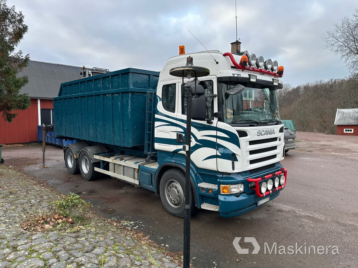 SCANIA R500LB6X4HHA Lastväxlare Scania R500 med FTG V10CX kran - Hook lift truck: picture 3 SCANIA R500LB6X4HHA Lastväxlare Scania R500 med FTG V10CX kran - Hook lift truck: picture 3