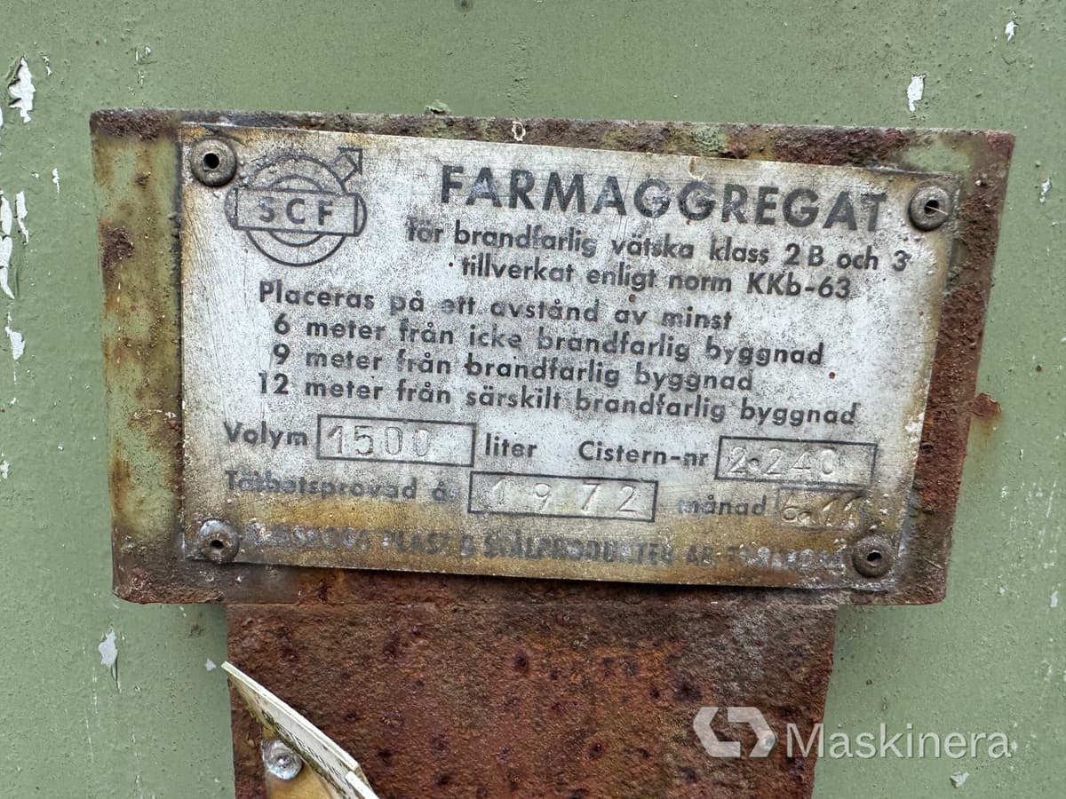 SCF Farmaraggregat Farmartank 1500 Liter - Tank: picture 5 SCF Farmaraggregat Farmartank 1500 Liter - Tank: picture 5