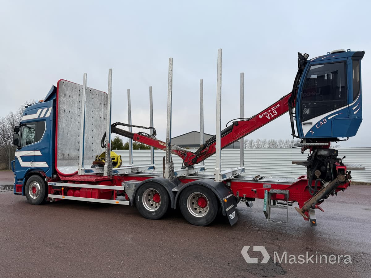 Timmerbil Scania R650B 6X4 - Timber truck, Crane truck: picture 3 Timmerbil Scania R650B 6X4 - Timber truck, Crane truck: picture 3