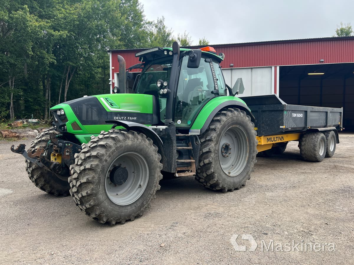 Traktor Deutz-Fahr 6190 med Dumperkärra Multiva TRM160 HD - Farm tractor: picture 1 Traktor Deutz-Fahr 6190 med Dumperkärra Multiva TRM160 HD - Farm tractor: picture 1