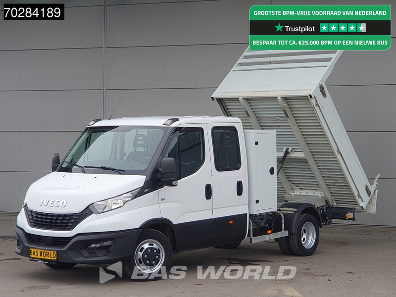 Iveco Daily 35C14 Kipper met Kist Dubbel Cabine Dubbellucht 3,5t Trekhaak Airco Cruise Euro6 Kieper Tipper Benne 2m3 Airco Trekhaak Cruise c - Tipper van: picture 1 Iveco Daily 35C14 Kipper met Kist Dubbel Cabine Dubbellucht 3,5t Trekhaak Airco Cruise Euro6 Kieper Tipper Benne 2m3 Airco Trekhaak Cruise c - Tipper van: picture 1