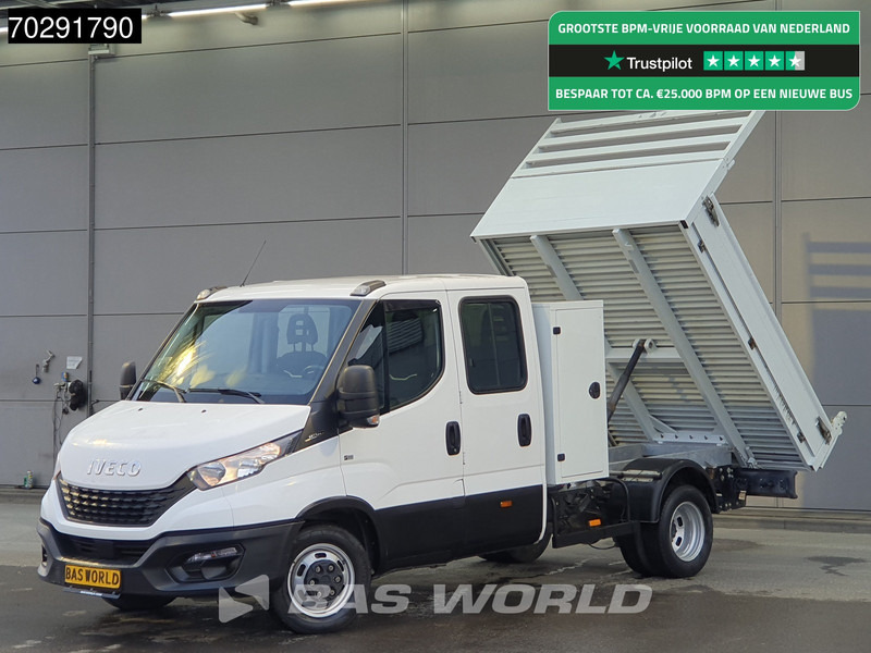 Iveco Daily 35C14 Open Laadbak met Kist Dubbel Cabine Dubbellucht 3,5t Trekhaak Airco Cruise Euro6 Pritsche Pickup Open Box 2m3 Airco Trekha - Flatbed van: picture 1 Iveco Daily 35C14 Open Laadbak met Kist Dubbel Cabine Dubbellucht 3,5t Trekhaak Airco Cruise Euro6 Pritsche Pickup Open Box 2m3 Airco Trekha - Flatbed van: picture 1