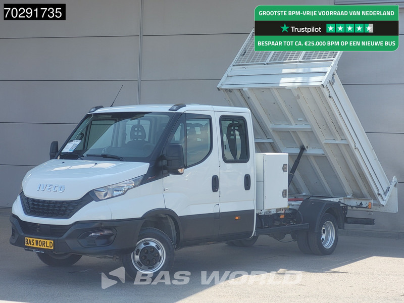 Iveco Daily 35C16 3.0L Open Laadbak met Kist Dubbel Cabine Dubbellucht 3,5t Trekhaak Navi Airco Cruise Camera Euro6 Pritsche Pickup Open Box - Flatbed van: picture 1 Iveco Daily 35C16 3.0L Open Laadbak met Kist Dubbel Cabine Dubbellucht 3,5t Trekhaak Navi Airco Cruise Camera Euro6 Pritsche Pickup Open Box - Flatbed van: picture 1