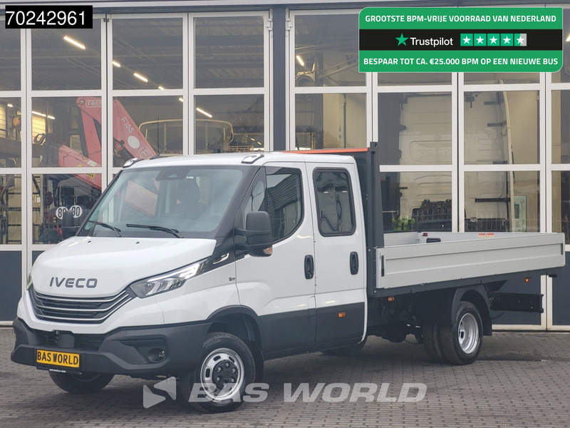 Iveco Daily 35C18 3.0 180PK Nwe model 2025 Dubbel Cabine Open laadbak Navi ACC LED 3,5T Trekvermogen Pritsche Pickup Airco Dubbel cabine - Flatbed van: picture 1 Iveco Daily 35C18 3.0 180PK Nwe model 2025 Dubbel Cabine Open laadbak Navi ACC LED 3,5T Trekvermogen Pritsche Pickup Airco Dubbel cabine - Flatbed van: picture 1