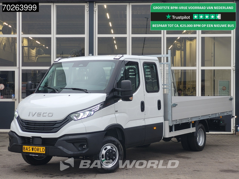 Iveco Daily 35C18 3.0 180PK Nwe model 2025 NL Open laadbak Dubbel Cabine Navi Camera Cruise LED 3,5T Trekvermogen Pritsche Pickup 3m3 Airco - Flatbed van: picture 1 Iveco Daily 35C18 3.0 180PK Nwe model 2025 NL Open laadbak Dubbel Cabine Navi Camera Cruise LED 3,5T Trekvermogen Pritsche Pickup 3m3 Airco - Flatbed van: picture 1