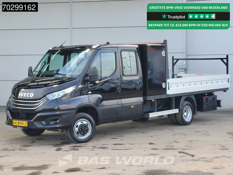 Iveco Daily 35C18 3.0L Automaat Dubbel Cabine met Kist Dubbellucht Open Laadbak 3,5t Trekhaak 180PK LED Navi Airco Cruise Euro6 Pritsche Pic - Flatbed van: picture 1 Iveco Daily 35C18 3.0L Automaat Dubbel Cabine met Kist Dubbellucht Open Laadbak 3,5t Trekhaak 180PK LED Navi Airco Cruise Euro6 Pritsche Pic - Flatbed van: picture 1