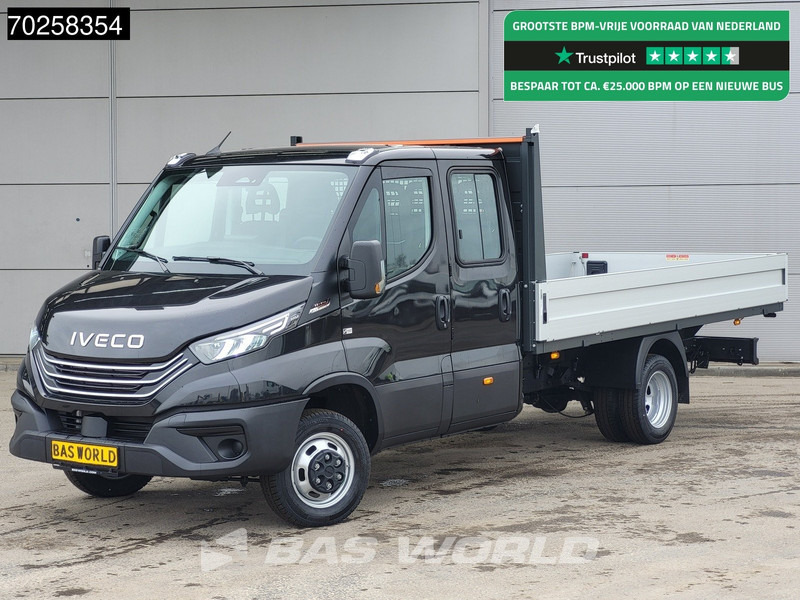 Iveco Daily 35C21 3.0L Automaat 210PK 2025-Model Open laadbak Dubbel Cabine Dubbellucht CarPlay ACC LED 3,5T Trekvermogen Euro6 Pritsche Pic - Flatbed van: picture 1 Iveco Daily 35C21 3.0L Automaat 210PK 2025-Model Open laadbak Dubbel Cabine Dubbellucht CarPlay ACC LED 3,5T Trekvermogen Euro6 Pritsche Pic - Flatbed van: picture 1