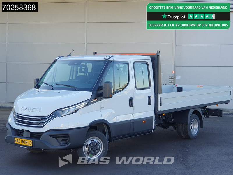 Iveco Daily 35C21 3.0L Automaat 210PK 2025-Model Open laadbak Dubbel Cabine Dubbellucht CarPlay ACC LED 3,5T Trekvermogen Euro6 Pritsche Pic - Flatbed van: picture 1 Iveco Daily 35C21 3.0L Automaat 210PK 2025-Model Open laadbak Dubbel Cabine Dubbellucht CarPlay ACC LED 3,5T Trekvermogen Euro6 Pritsche Pic - Flatbed van: picture 1