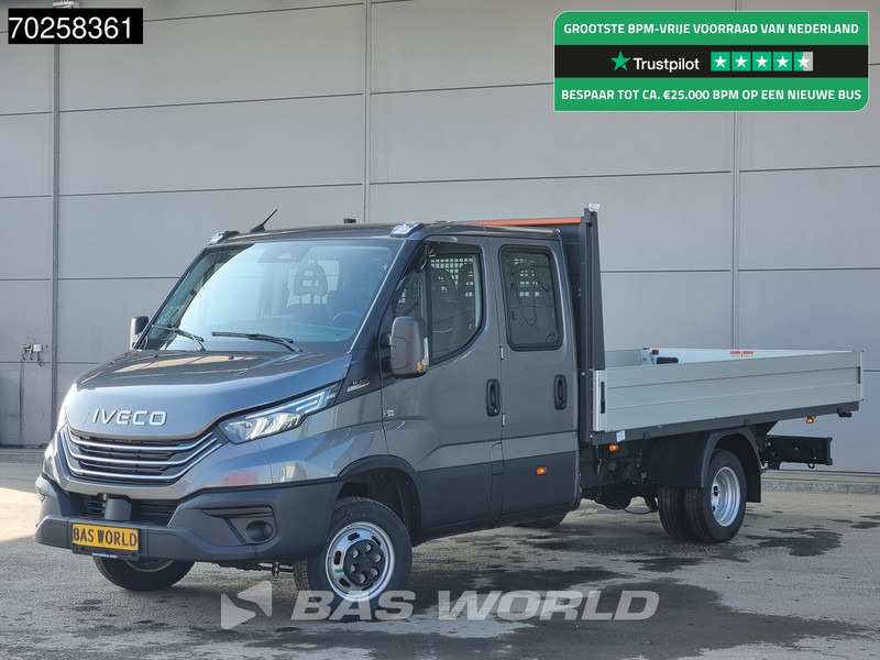 Iveco Daily 35C21 Automaat 2025model Open laadbak Dubbel Cabine CarPlay ACC LED 3,5T Trekvermogen Pritsche Pickup Airco Dubbel cabine - Flatbed van: picture 1 Iveco Daily 35C21 Automaat 2025model Open laadbak Dubbel Cabine CarPlay ACC LED 3,5T Trekvermogen Pritsche Pickup Airco Dubbel cabine - Flatbed van: picture 1