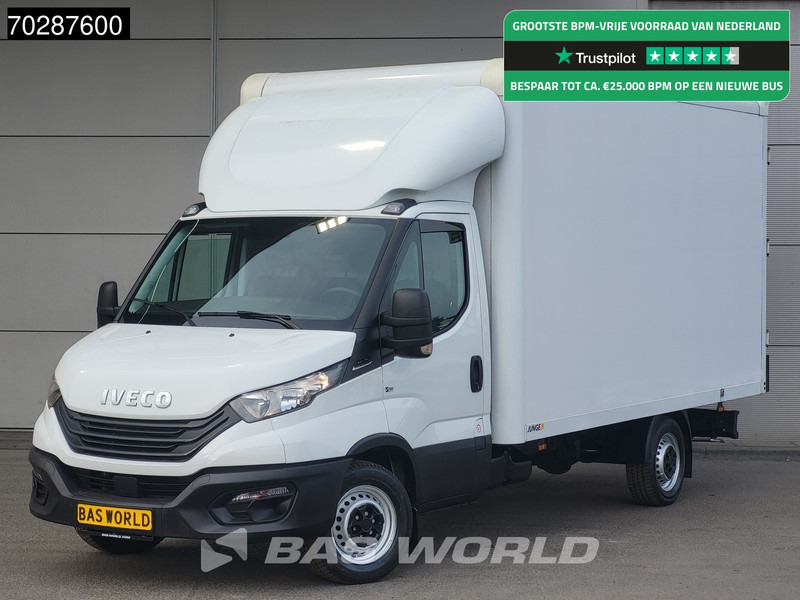 Box van Iveco Daily 35S16 Automaat Bakwagen Achterdeuren 160PK Airco Camera Euro6 Meubelbak Koffer 21m3 Airco: picture 1
