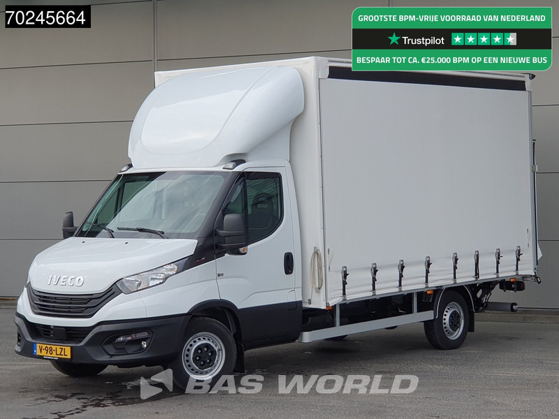 Iveco Daily 35S18 3.0L Laadklep 180PK Schuifzeilen Airco Cruise Bakwagen Euro6 Meubelbak Zeilenwagen Schuifzeil Plane 22m3 Airco Cruise cont - Curtain side van: picture 1 Iveco Daily 35S18 3.0L Laadklep 180PK Schuifzeilen Airco Cruise Bakwagen Euro6 Meubelbak Zeilenwagen Schuifzeil Plane 22m3 Airco Cruise cont - Curtain side van: picture 1