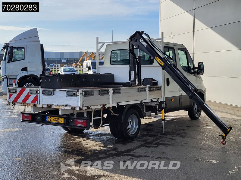 Iveco Daily 50C17 3,0L Automaat HIAB 017T-2 DC Open laadbak Dubbellucht Airco Euro6 Pickup Crane Kraanwagen Pritsche Airco Dubbel cabine - Flatbed van: picture 2 Iveco Daily 50C17 3,0L Automaat HIAB 017T-2 DC Open laadbak Dubbellucht Airco Euro6 Pickup Crane Kraanwagen Pritsche Airco Dubbel cabine - Flatbed van: picture 2