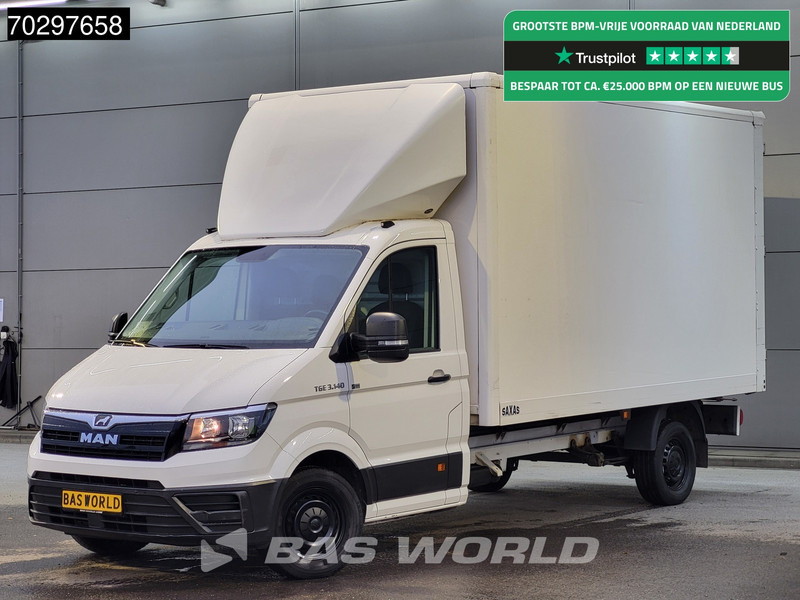 MAN TGE 3.140 Bakwagen Achterdeuren Airco Cruise Camera Euro6 Meubelbak Koffer Airco Cruise control - Box van: picture 1 MAN TGE 3.140 Bakwagen Achterdeuren Airco Cruise Camera Euro6 Meubelbak Koffer Airco Cruise control - Box van: picture 1