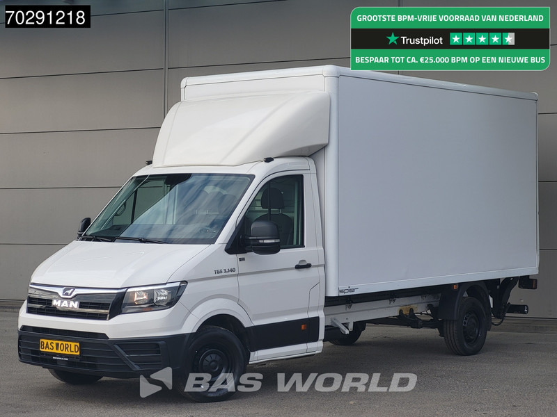 MAN TGE 3.140 Laadklep Automaat Bakwagen Airco Cruise Camera Euro6 Meubelbak Koffer 20m3 Airco Cruise control - Box van: picture 1 MAN TGE 3.140 Laadklep Automaat Bakwagen Airco Cruise Camera Euro6 Meubelbak Koffer 20m3 Airco Cruise control - Box van: picture 1