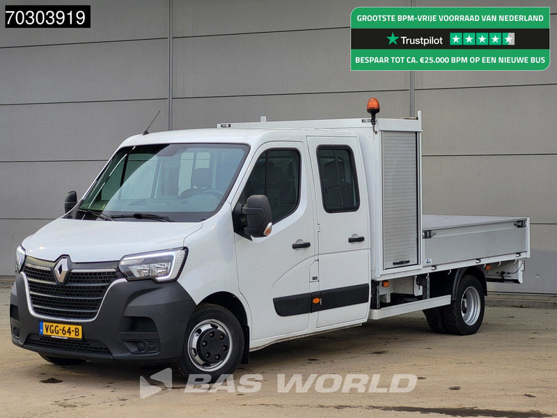 Renault Master 145PK Open Laadbak Dubbel Cabine 3,5t Trekhaak Dubbellucht LED Airco Cruise Standkachel APK 07-2026 Euro6 Pritsche Pickup Open Box Air - Flatbed van: picture 1 Renault Master 145PK Open Laadbak Dubbel Cabine 3,5t Trekhaak Dubbellucht LED Airco Cruise Standkachel APK 07-2026 Euro6 Pritsche Pickup Open Box Air - Flatbed van: picture 1