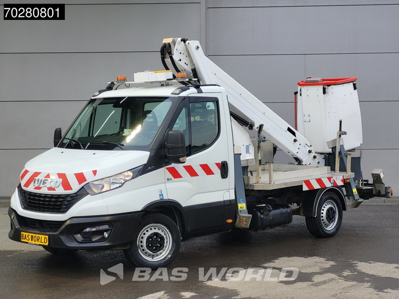 Iveco Daily 35S14 Hoogwerker 14meter werkhoogte 292 Arbeidsuren 4xGestempeld Airco Cruise Euro6 Hubarbeitsbühne France Elevateur 1Personen A - Van: picture 2 Iveco Daily 35S14 Hoogwerker 14meter werkhoogte 292 Arbeidsuren 4xGestempeld Airco Cruise Euro6 Hubarbeitsbühne France Elevateur 1Personen A - Van: picture 2