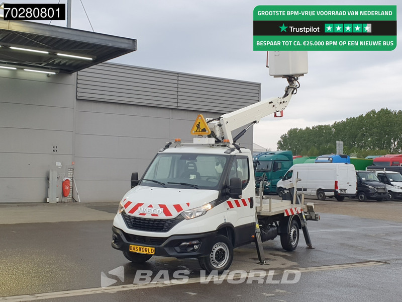 Iveco Daily 35S14 Hoogwerker 14meter werkhoogte 292 Arbeidsuren 4xGestempeld Airco Cruise Euro6 Hubarbeitsbühne France Elevateur 1Personen A - Van: picture 1 Iveco Daily 35S14 Hoogwerker 14meter werkhoogte 292 Arbeidsuren 4xGestempeld Airco Cruise Euro6 Hubarbeitsbühne France Elevateur 1Personen A - Van: picture 1