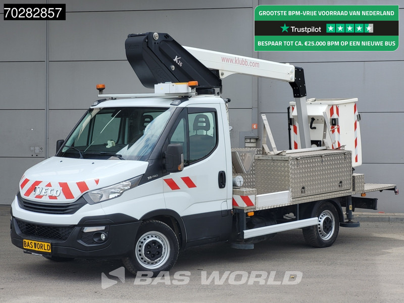Iveco Daily 35S14 Hoogwerker Klubb 11meter werkhoogte Navi Airco Cruise Camera Parkeersensoren Euro6 Hubarbeitsbühne 1Personen Airco Cruise - Van: picture 1 Iveco Daily 35S14 Hoogwerker Klubb 11meter werkhoogte Navi Airco Cruise Camera Parkeersensoren Euro6 Hubarbeitsbühne 1Personen Airco Cruise - Van: picture 1