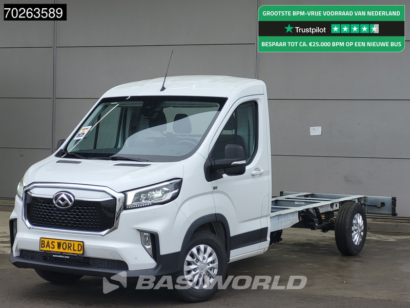 Maxus eDeliver 9 204PK 65kWh Elektrisch 140km WLTP Automaat Chassis Cabine L4 400cm WB Fahrgestell Airco - Van, Electric van: picture 1 Maxus eDeliver 9 204PK 65kWh Elektrisch 140km WLTP Automaat Chassis Cabine L4 400cm WB Fahrgestell Airco - Van, Electric van: picture 1