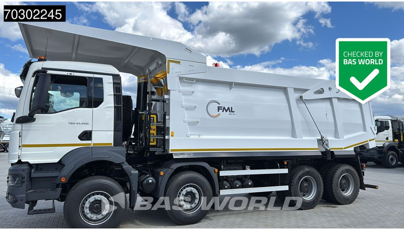 MAN TGS 41.400 8X4 23m3 Wielton Mining tipper Manual Steel suspension EURO 2 - Tipper: picture 1 MAN TGS 41.400 8X4 23m3 Wielton Mining tipper Manual Steel suspension EURO 2 - Tipper: picture 1