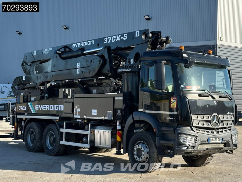 Mercedes-Benz Arocs 2840 Arocs 6X4 NEW! Everdigm 37CX-5 concrete pump Steel Suspension Automatic Euro 6 - Concrete pump truck: picture 3 Mercedes-Benz Arocs 2840 Arocs 6X4 NEW! Everdigm 37CX-5 concrete pump Steel Suspension Automatic Euro 6 - Concrete pump truck: picture 3