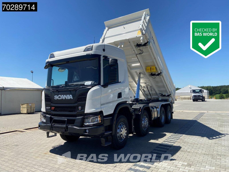 Scania P420 8X4 NEW! 13,5m3 3-way tipper Hardox450 Steel Steelsuspension Euro 6 - Tipper: picture 1 Scania P420 8X4 NEW! 13,5m3 3-way tipper Hardox450 Steel Steelsuspension Euro 6 - Tipper: picture 1