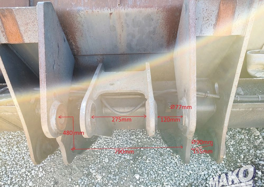 Łyżka Ulrich 365cm wysokiego wysypu do ładowarki CAT 980 972 - Attachment for Construction machinery: picture 5 Łyżka Ulrich 365cm wysokiego wysypu do ładowarki CAT 980 972 - Attachment for Construction machinery: picture 5