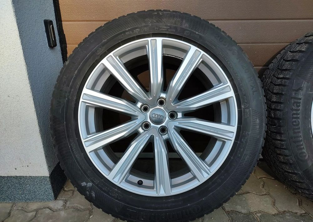 Koła felgi aluminiowe Audi Q8 SQ8 z oponami zimowymi Continental WinterContact TS850P 265/50 R20 H XL - Wheel and tire package for Car: picture 2 Koła felgi aluminiowe Audi Q8 SQ8 z oponami zimowymi Continental WinterContact TS850P 265/50 R20 H XL - Wheel and tire package for Car: picture 2
