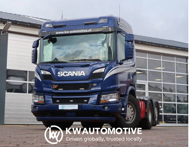 Scania P500 6x2/ FULL AIR/ HYDRAULIC/ LEATHER/ 2.950 WB/ DIFF LOCK/ SLIDE DISH - Tractor unit: picture 1 Scania P500 6x2/ FULL AIR/ HYDRAULIC/ LEATHER/ 2.950 WB/ DIFF LOCK/ SLIDE DISH - Tractor unit: picture 1