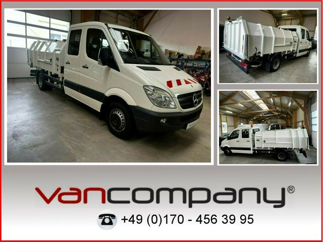 MERCEDES-BENZ Sprinter 516 CDI Müllwagen Papierkorbsammelfzg.... - Garbage truck: picture 1 MERCEDES-BENZ Sprinter 516 CDI Müllwagen Papierkorbsammelfzg.... - Garbage truck: picture 1