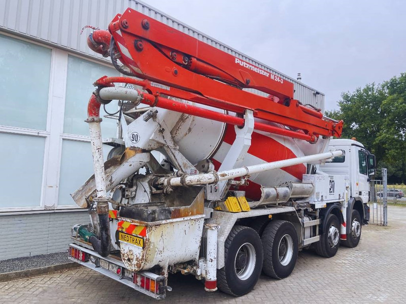 Concrete mixer truck Mercedes-Benz Actros 3241 Putzmeister M24/3 2013 8X4: picture 7