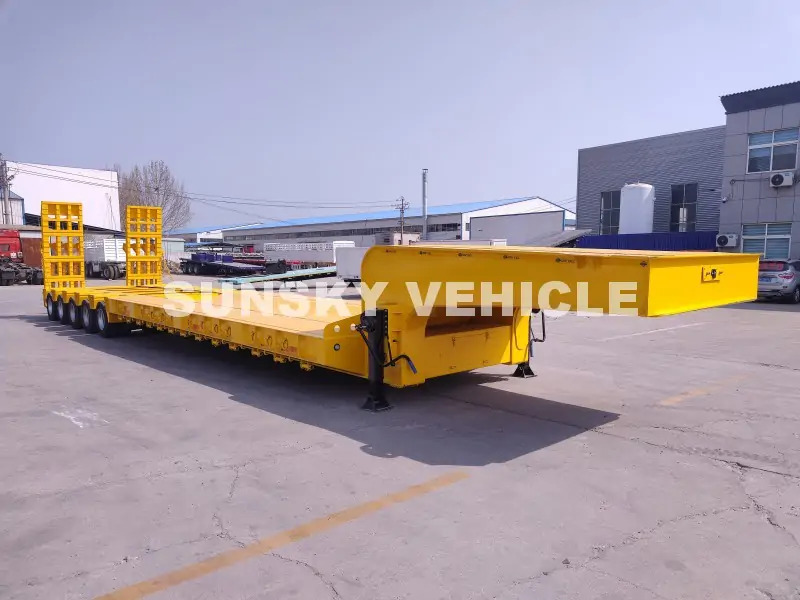 SUNSKY 100 Tons 10 Axles Lowbed trailer - Low loader semi-trailer: picture 5 SUNSKY 100 Tons 10 Axles Lowbed trailer - Low loader semi-trailer: picture 5