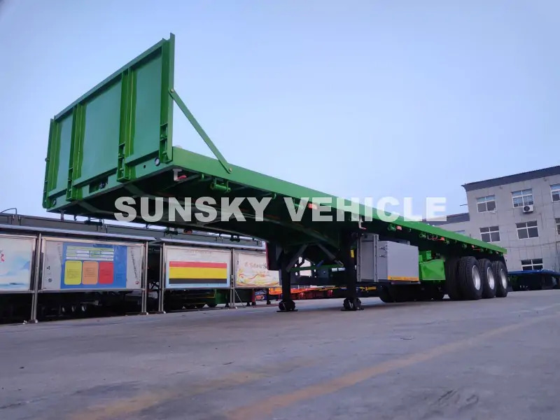 SUNSKY Flat Deck Trailer with henred type axles and suspension - Dropside/ Flatbed semi-trailer: picture 3 SUNSKY Flat Deck Trailer with henred type axles and suspension - Dropside/ Flatbed semi-trailer: picture 3