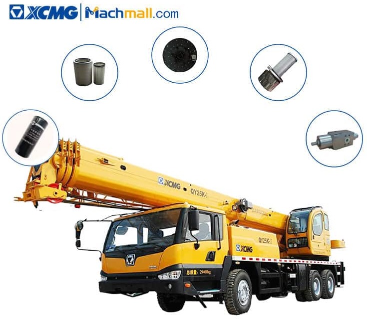 Consumable Spare Parts List of XCMG QY25K-II/QY25K5-I Truck Crane - Spare parts for Mobile crane: picture 1 Consumable Spare Parts List of XCMG QY25K-II/QY25K5-I Truck Crane - Spare parts for Mobile crane: picture 1