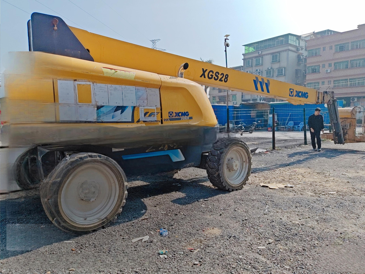 Telescopic boom XCMG Official Used Self Propelled Aerial Work Platform 28m XGS28 Hydraulic Lift Cherry Picker: picture 9