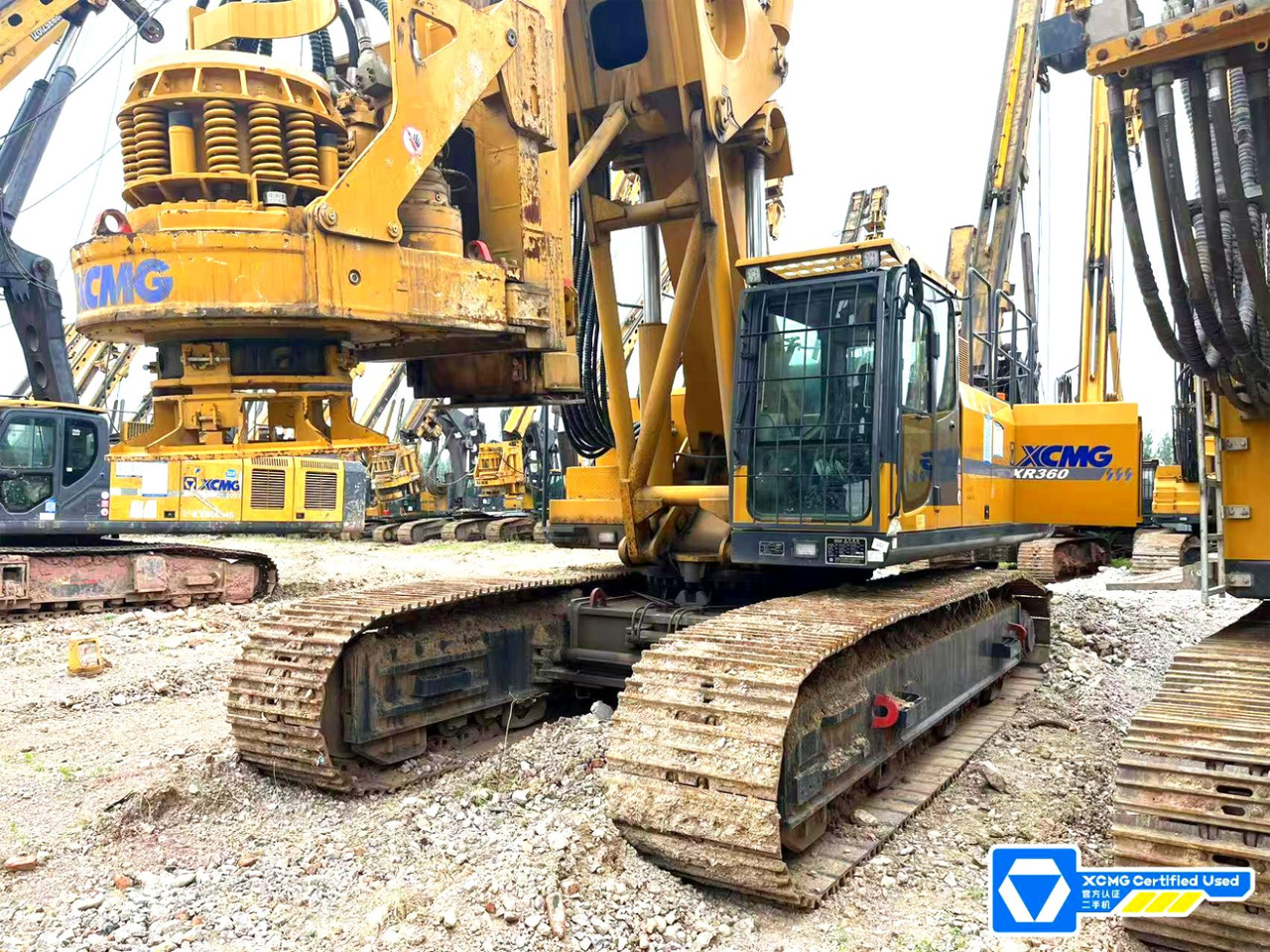 XCMG second hand crawler mobile rotary drilling rig sale in China - Drilling rig: picture 4 XCMG second hand crawler mobile rotary drilling rig sale in China - Drilling rig: picture 4