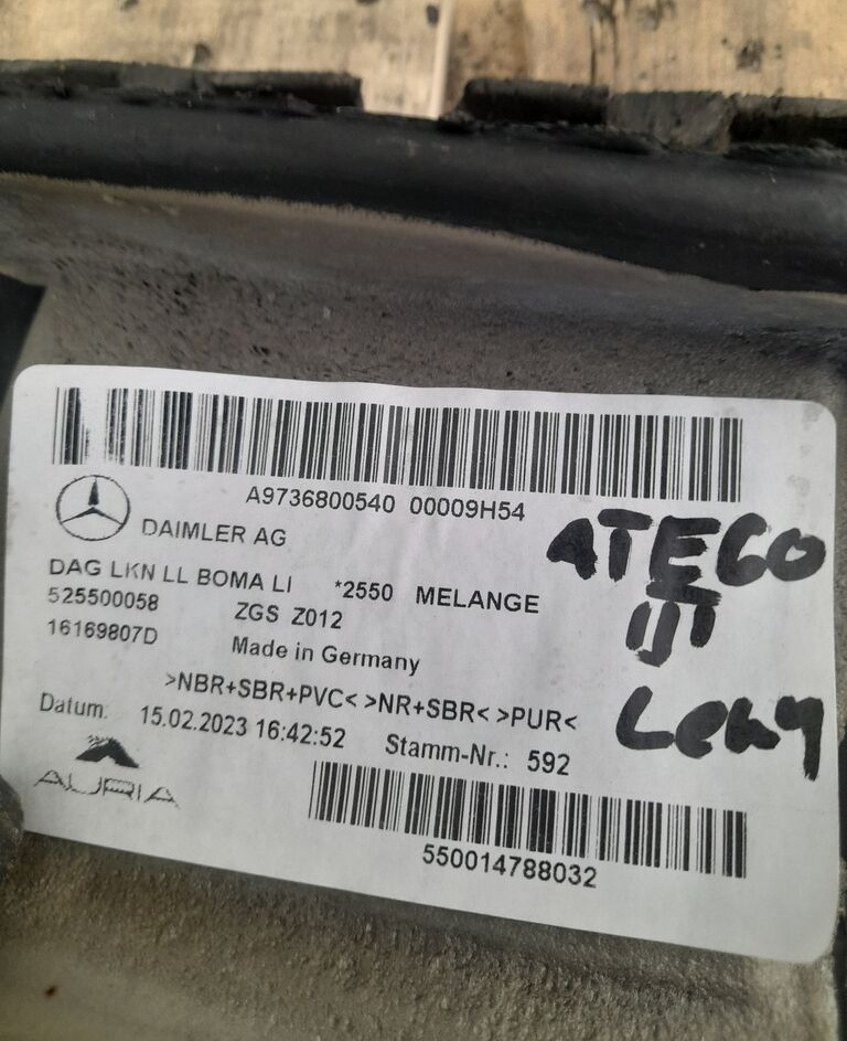 WYKŁADZINA KABINY L Mercedes-Benz ATEGO A9736800540 - Cab and interior for Truck: picture 3 WYKŁADZINA KABINY L Mercedes-Benz ATEGO A9736800540 - Cab and interior for Truck: picture 3