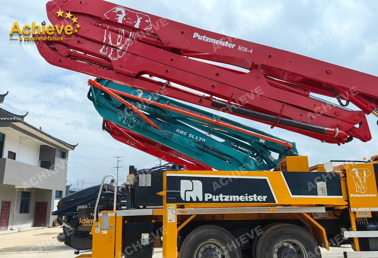 Concrete pump truck PUTZMEISTER Mercedes-Benz 4141 Putzmeister 49.5M 【ACHIEVE】TOP CONDITION!!!: picture 15