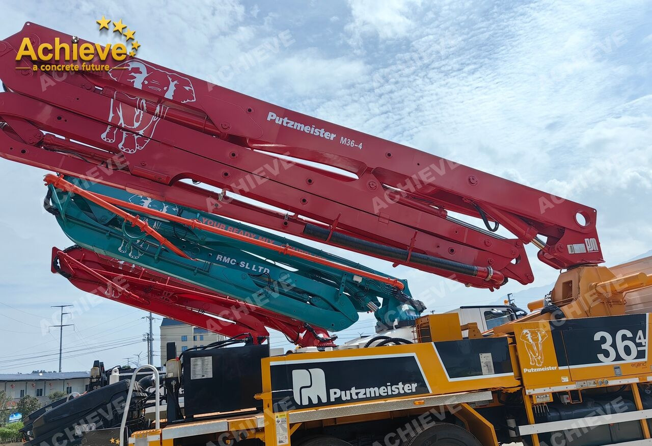 Concrete pump truck PUTZMEISTER Mercedes-Benz 4141 Putzmeister 49.5M 【ACHIEVE】TOP CONDITION!!!: picture 22