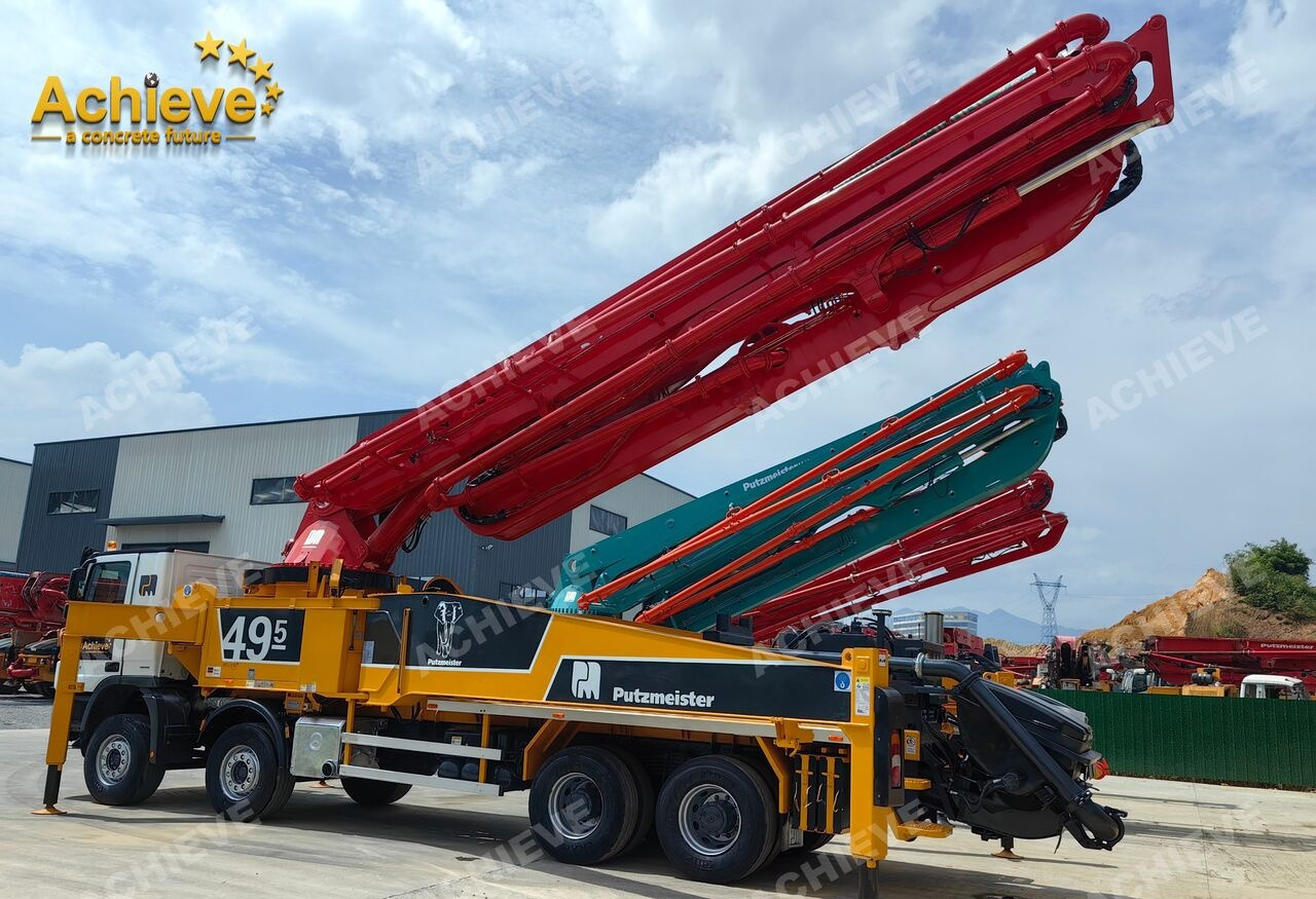 Concrete pump truck PUTZMEISTER Mercedes-Benz 4141 Putzmeister 49.5M 【ACHIEVE】TOP CONDITION!!!: picture 12