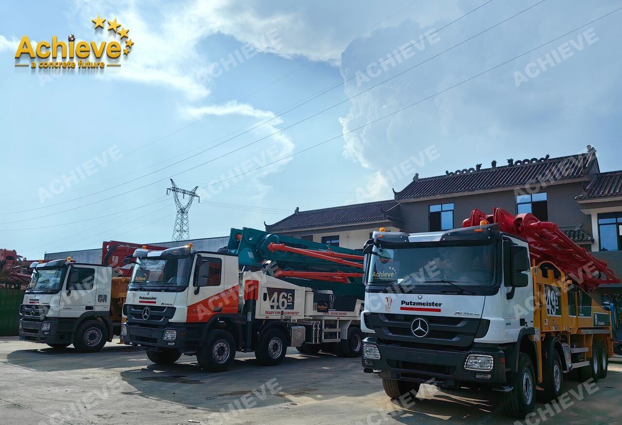 Concrete pump truck PUTZMEISTER Mercedes-Benz 4141 Putzmeister 49.5M 【ACHIEVE】TOP CONDITION!!!: picture 26